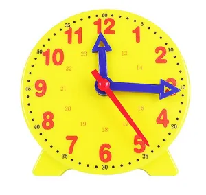 10.*10*1.2cm 10cm three-needle clocks for students to use three-needle linkage clock face model mathematics teaching AZ13804