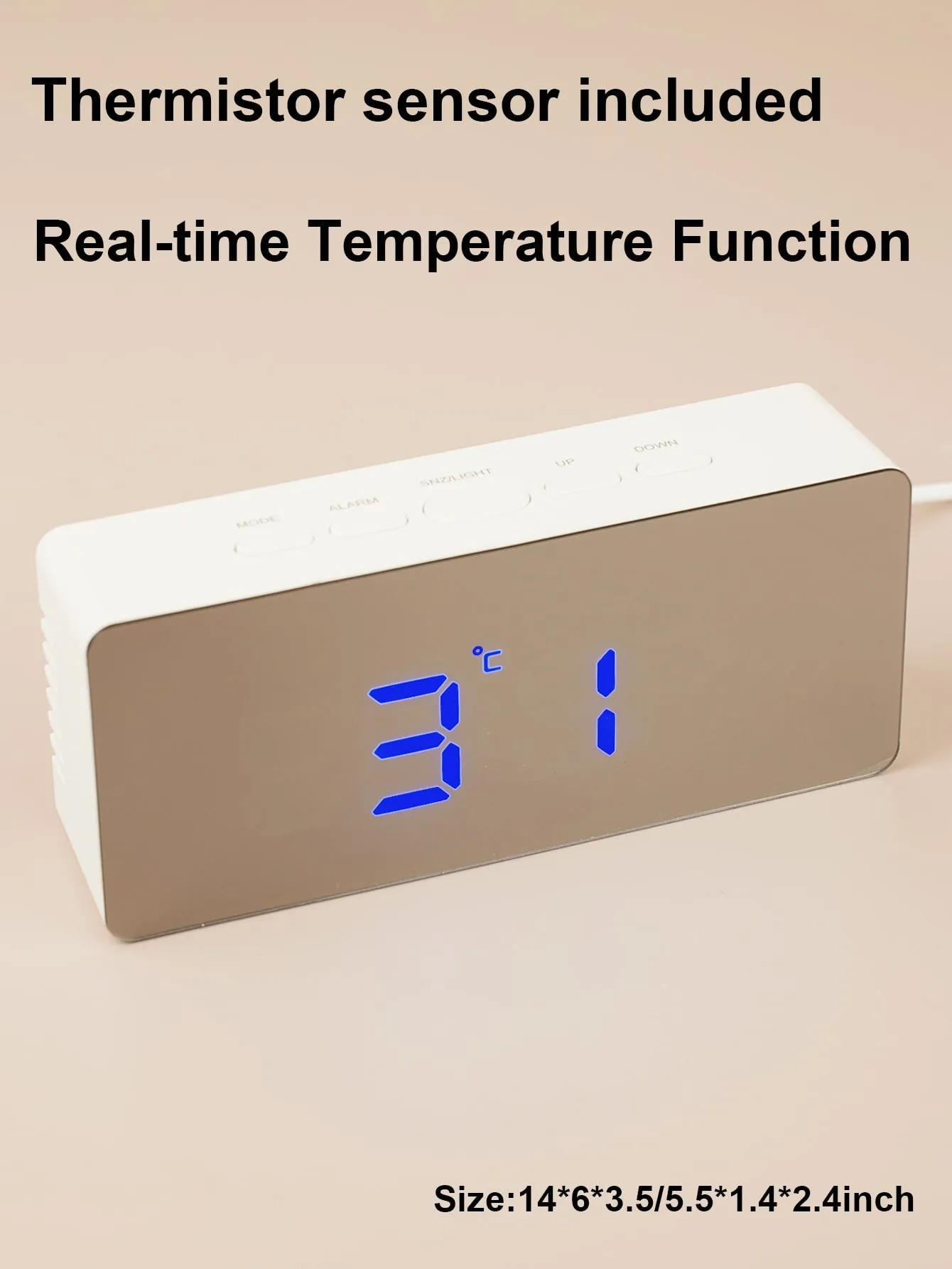 1pc Desktop Digital Clock