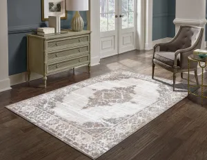 7 X 9 Area Rug - Grey/Cream