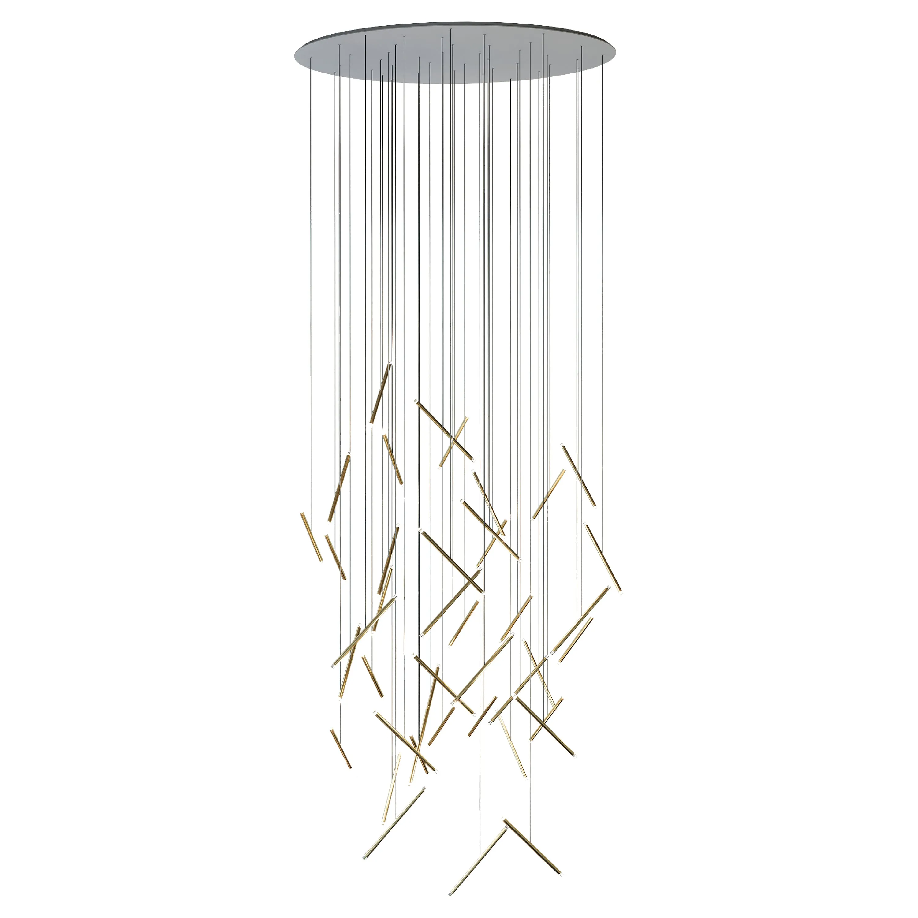 A-Tube Nano Duo Multi-Light Round Chandelier