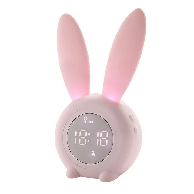 Adorable Digital Bunny Alarm Clock