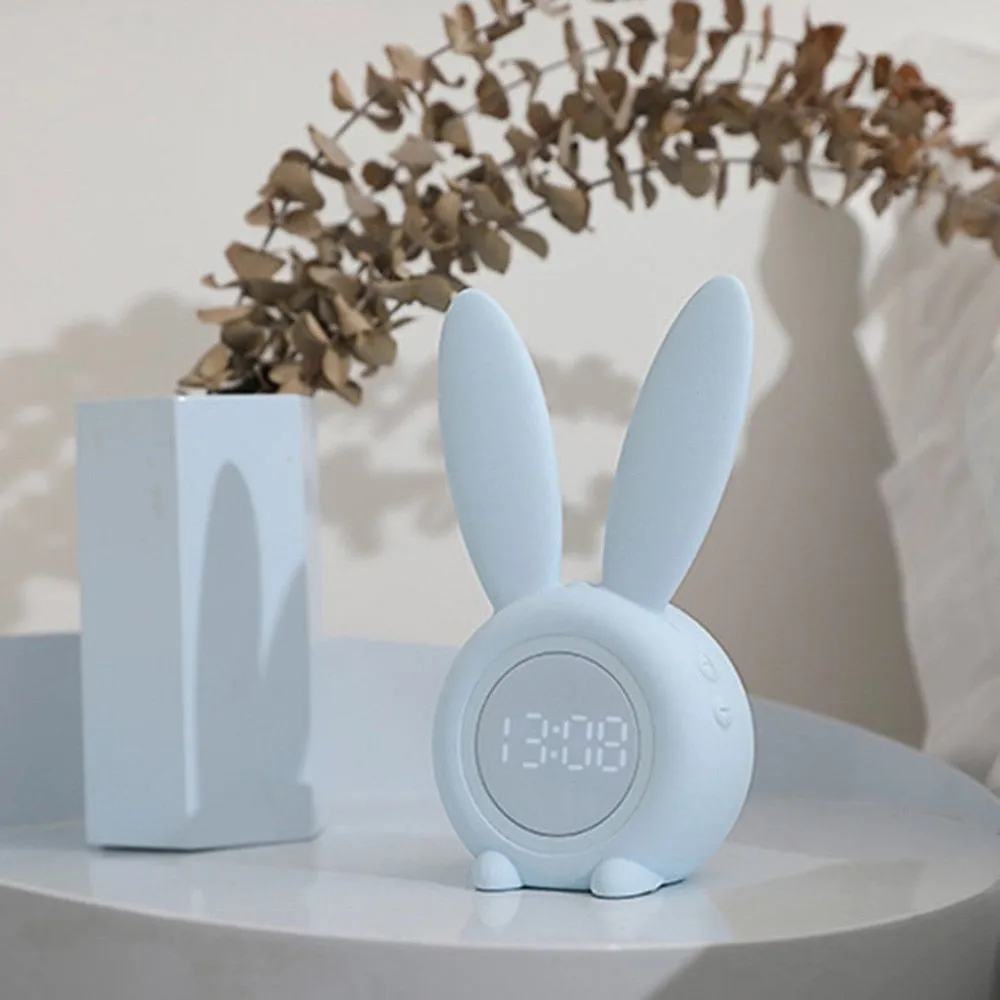 Adorable Digital Bunny Alarm Clock