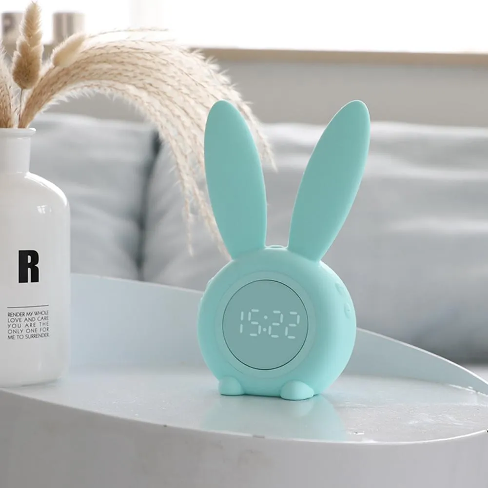 Adorable Digital Bunny Alarm Clock