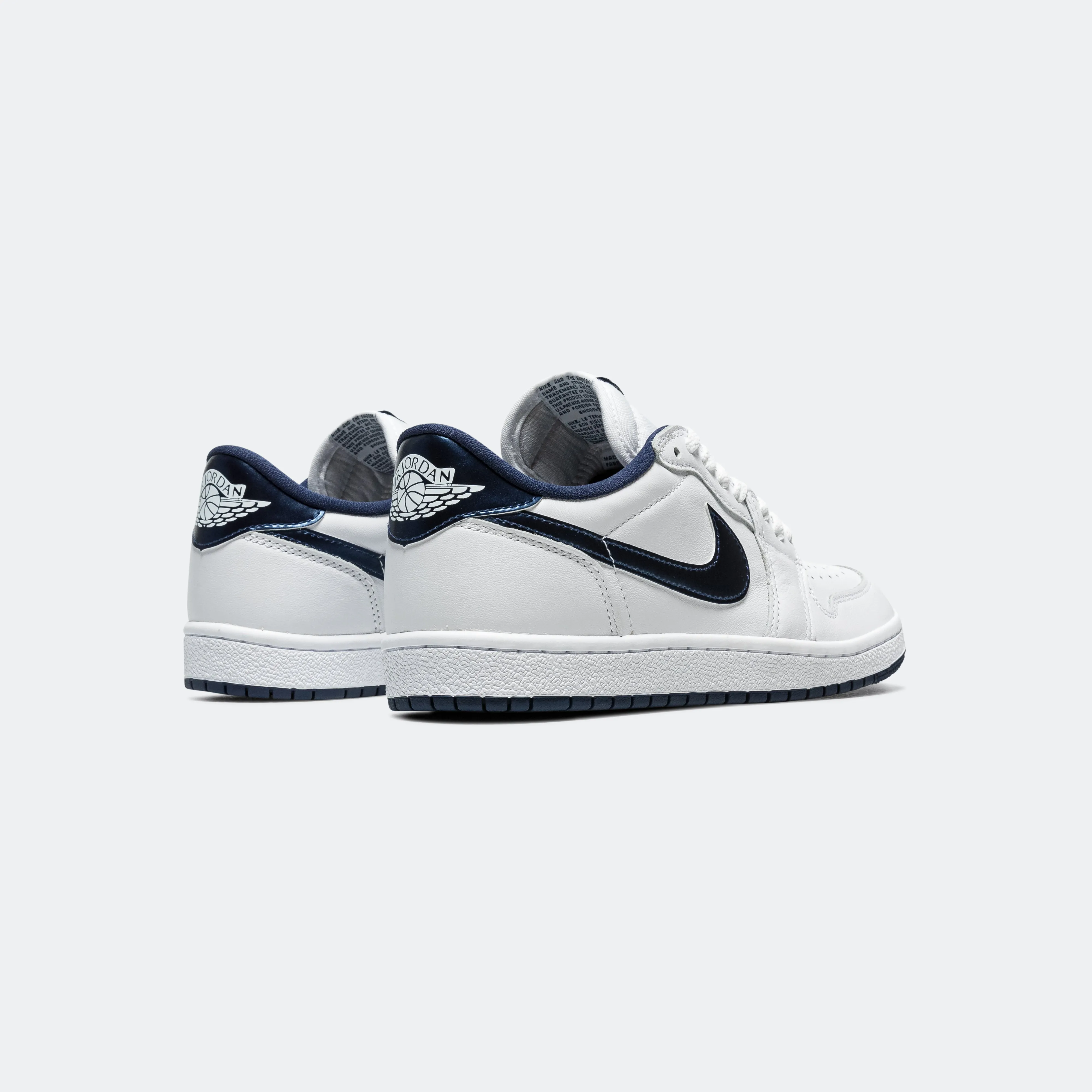 Air Jordan 1 Low 85 - White/Metallic Navy