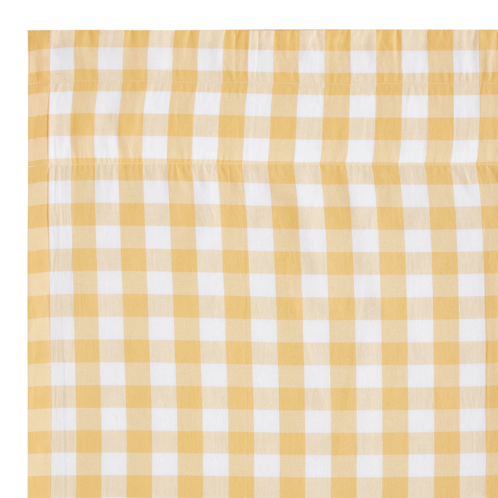 Annie Buffalo Yellow Check Swag Set of 2 36x36x16