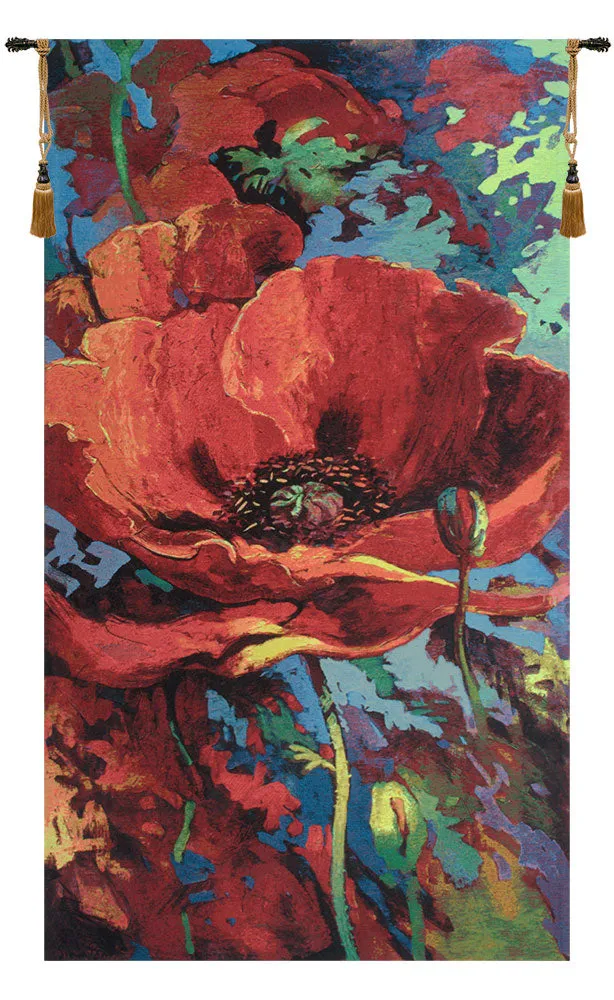 Awakening Belgian Tapestry Wall Hanging by Simon Bull