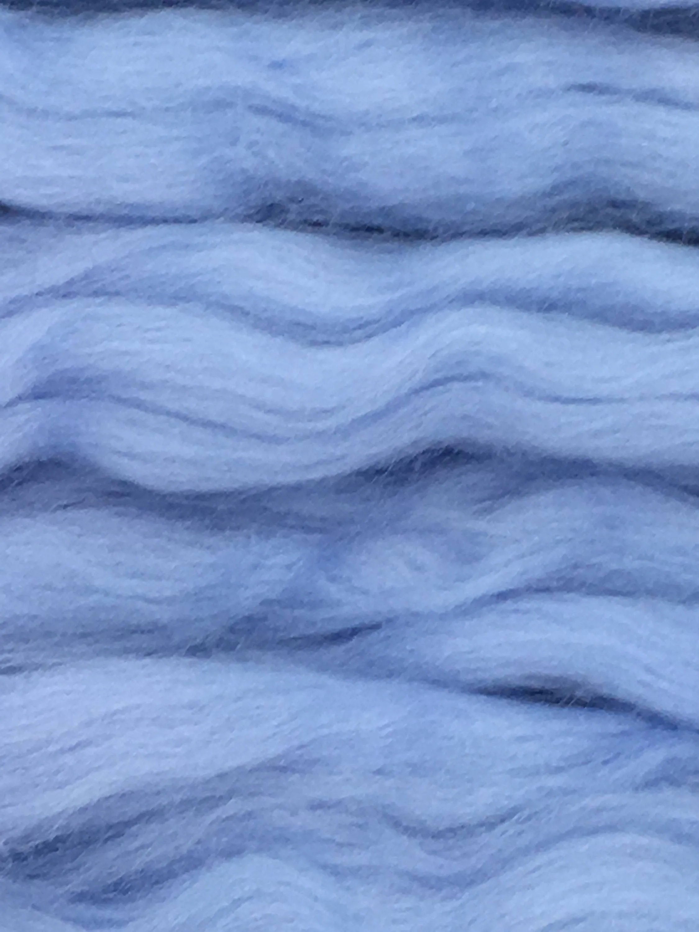 Baby Blue Merino Wool Top Roving