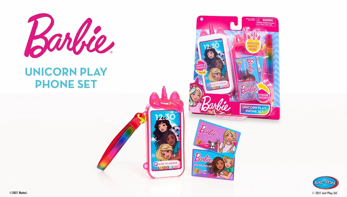 Barbie Unicorn Play Phone Set