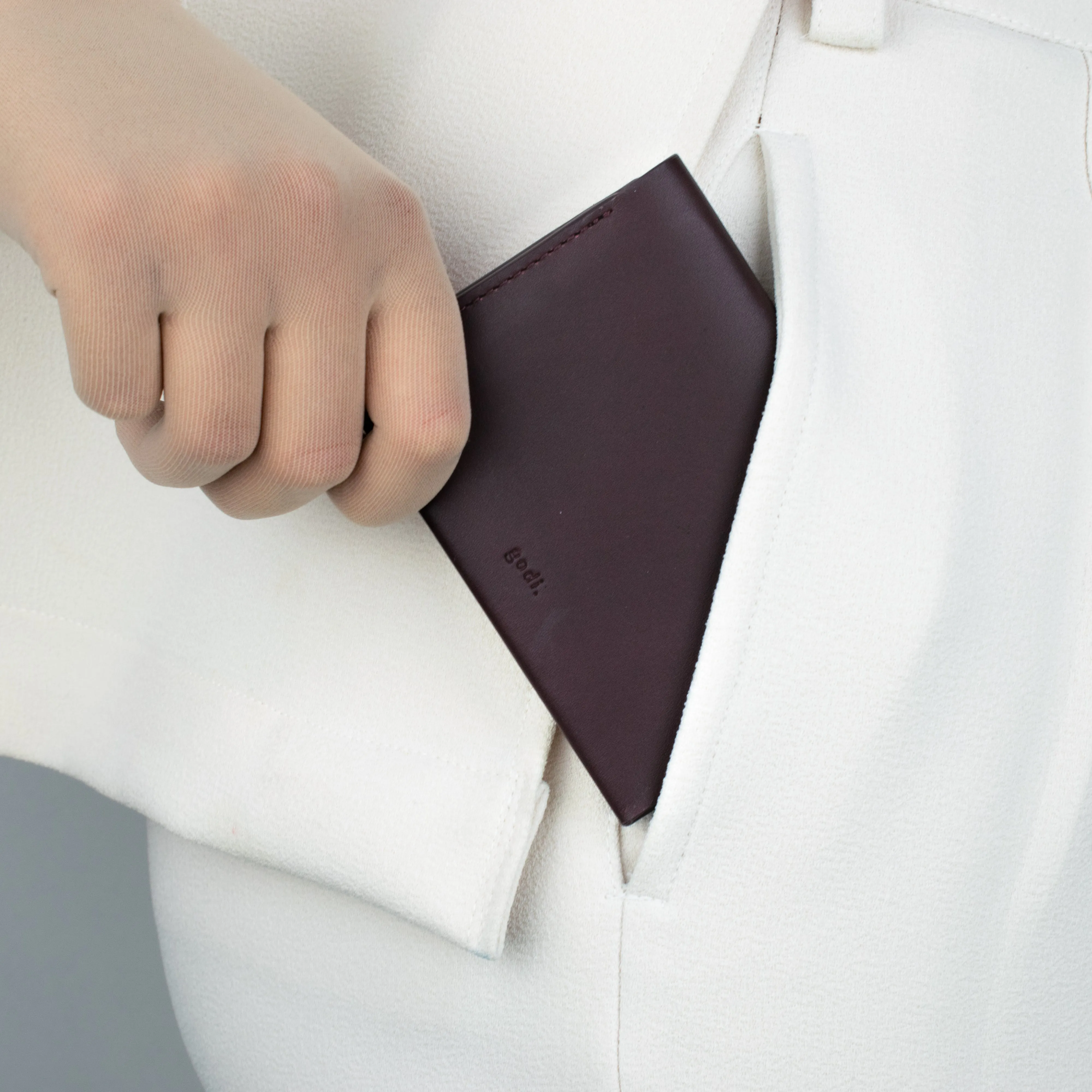 Bifold Wallet in Oxblood