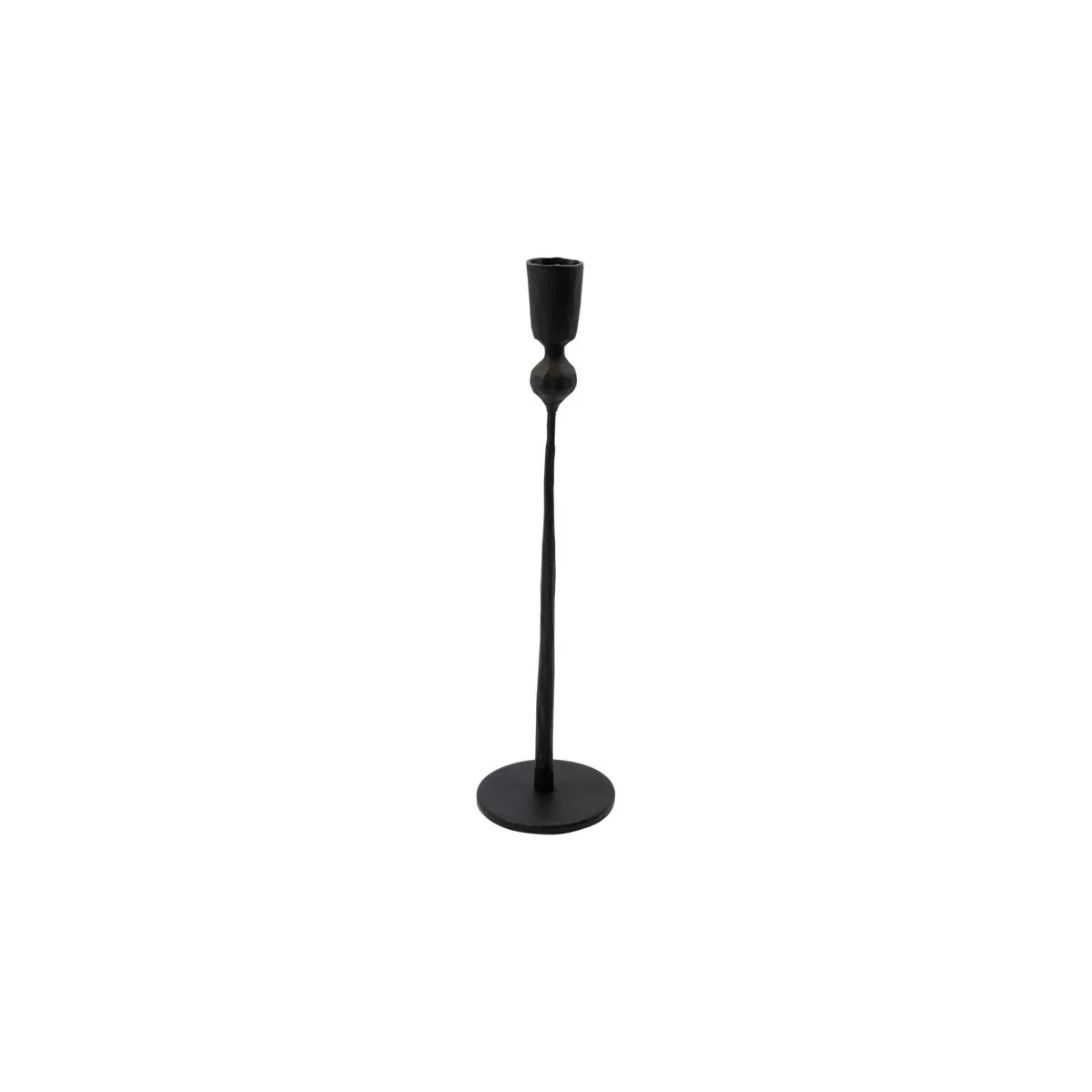 Black Iron Slim Candle Holders