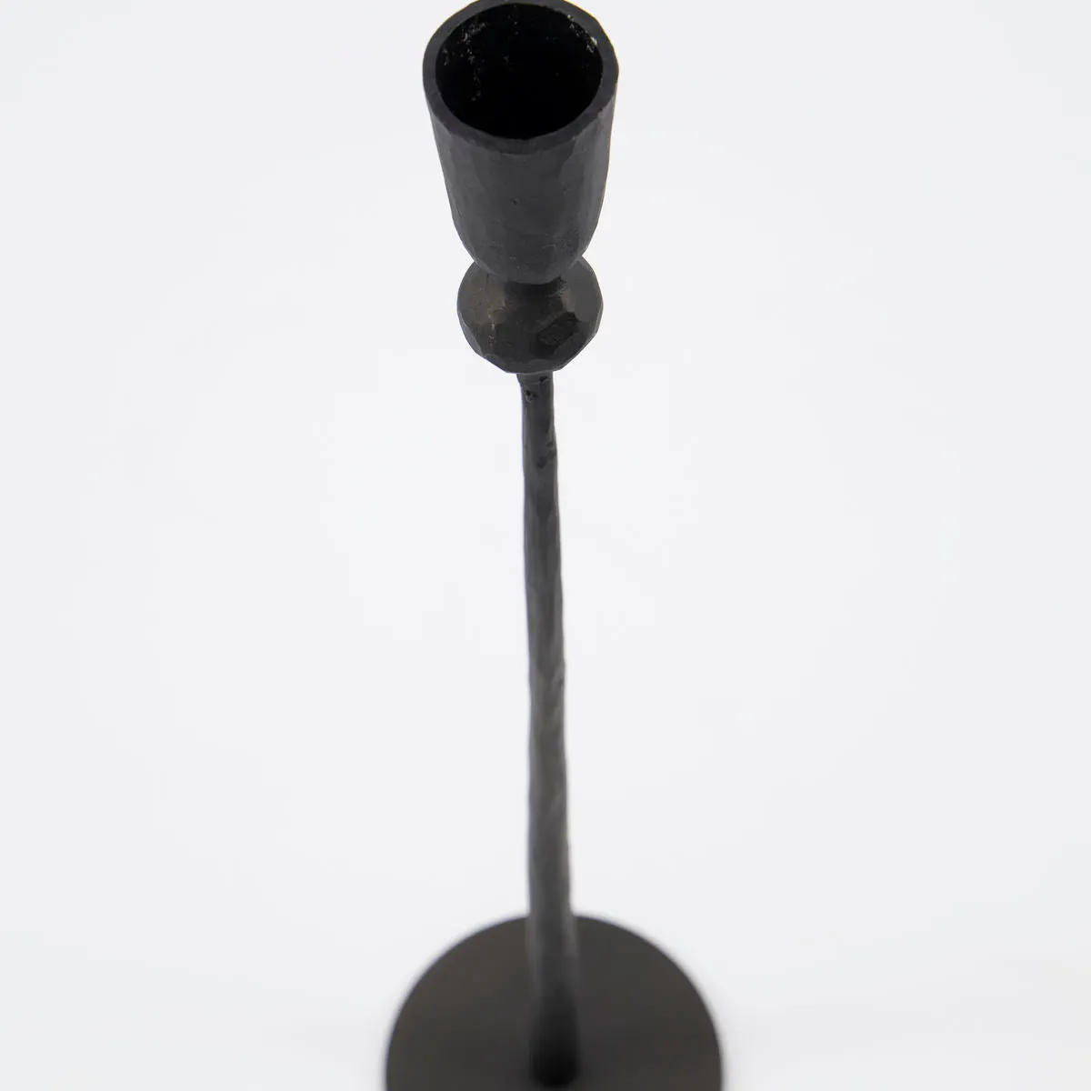 Black Iron Slim Candle Holders