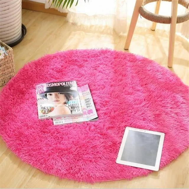 Bubble Kiss Fluffy Long Plush Faux Fur Rug