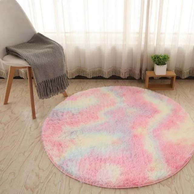 Bubble Kiss Fluffy Long Plush Faux Fur Rug