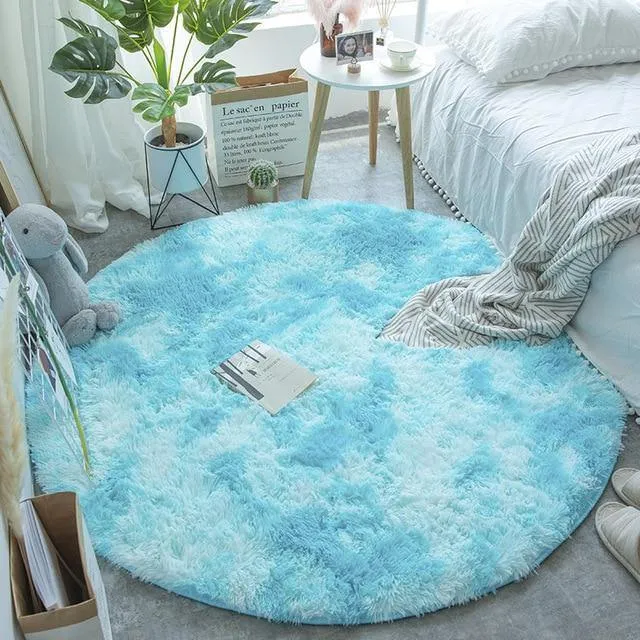 Bubble Kiss Fluffy Long Plush Faux Fur Rug