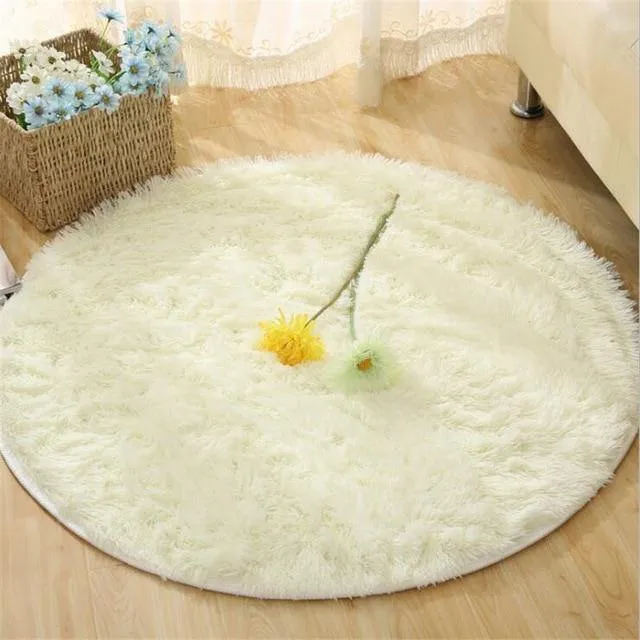 Bubble Kiss Fluffy Long Plush Faux Fur Rug