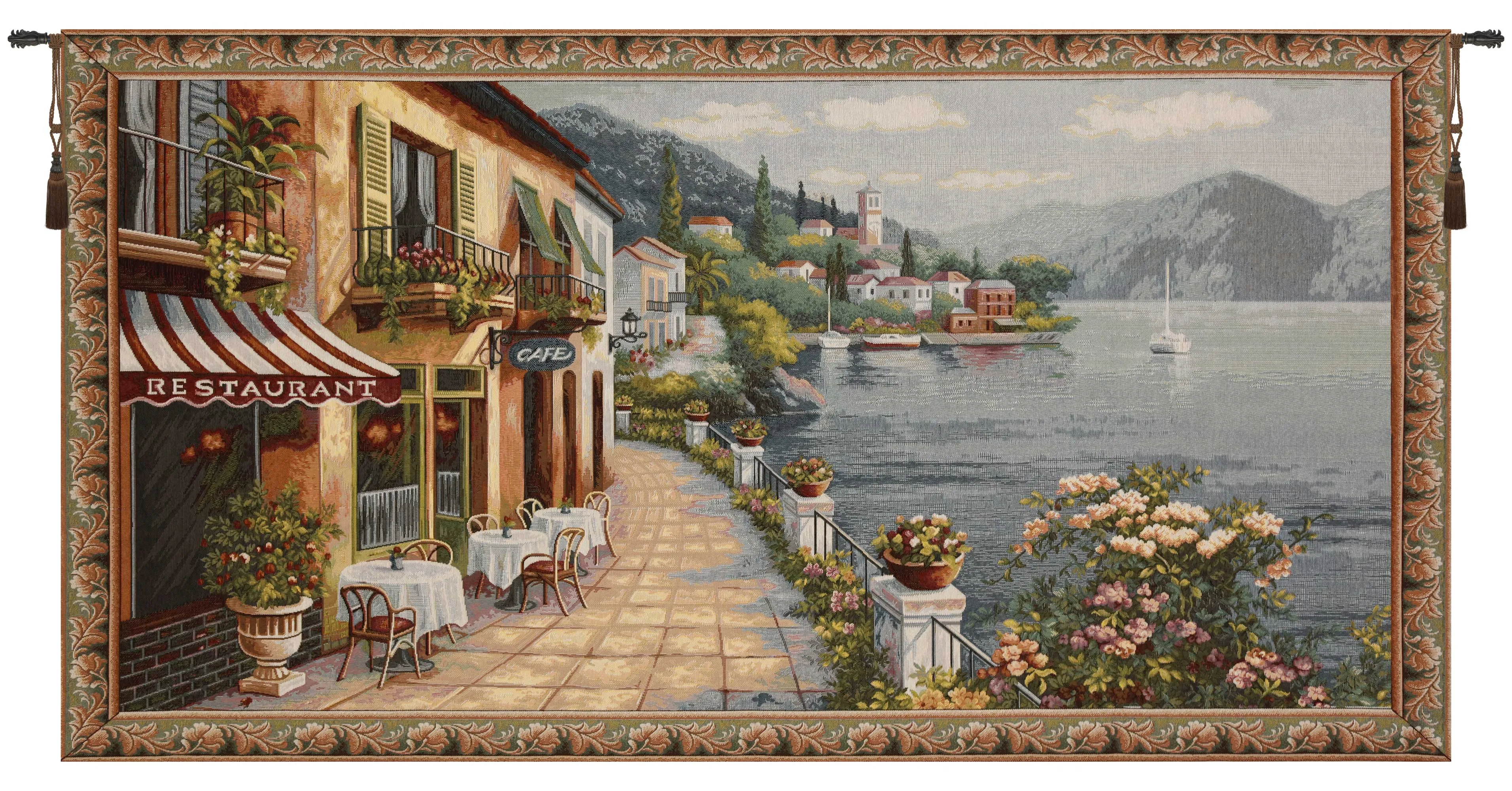 Cafe by Lake Como