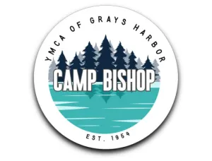 Camp Bishop Decal Stickers - Water Logo