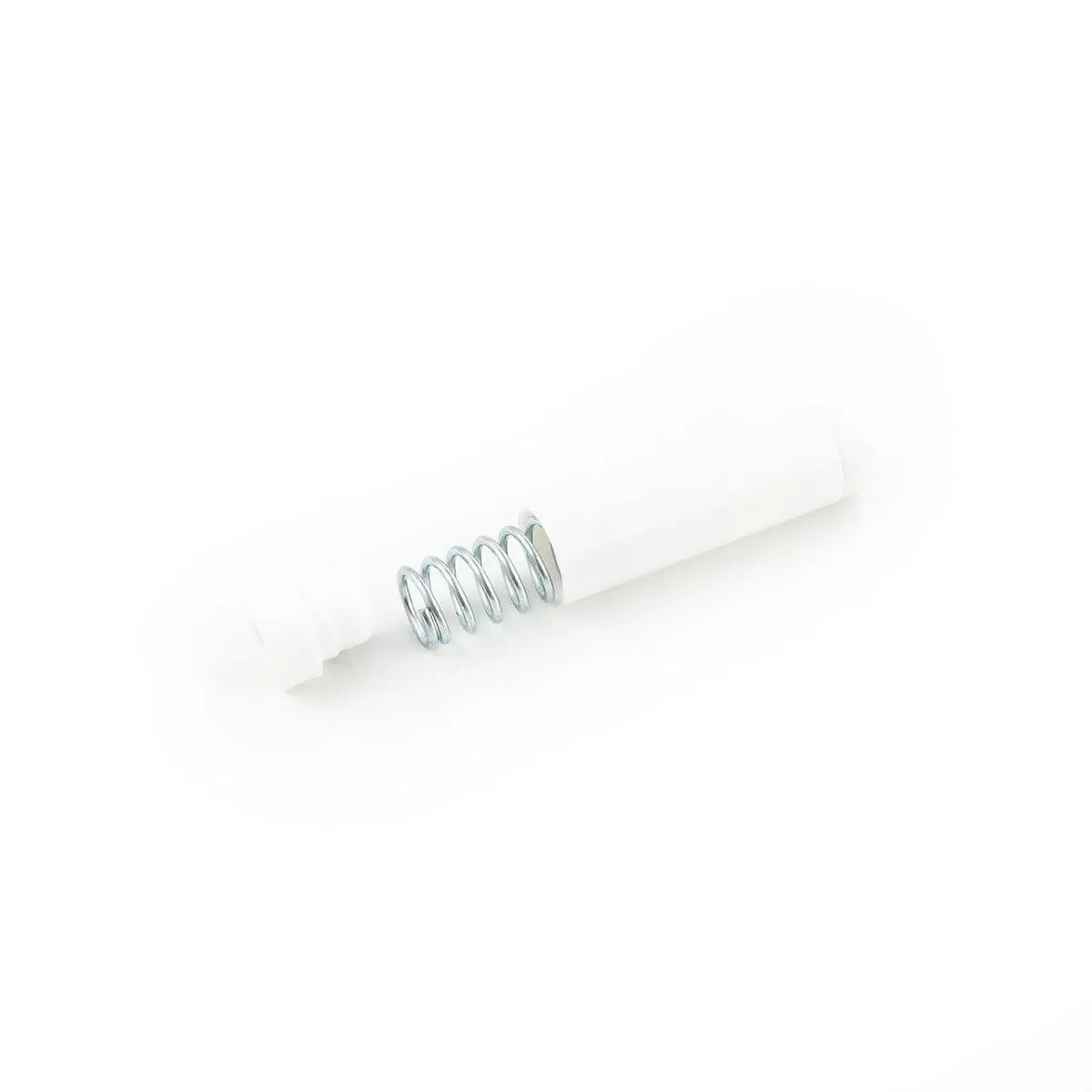 Caprice Curtain Spring Fit Rod End - White 16mm