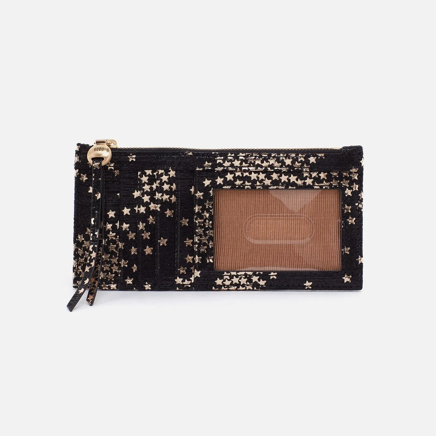 Carte Card Case in Printed Leather - Shooting Stars