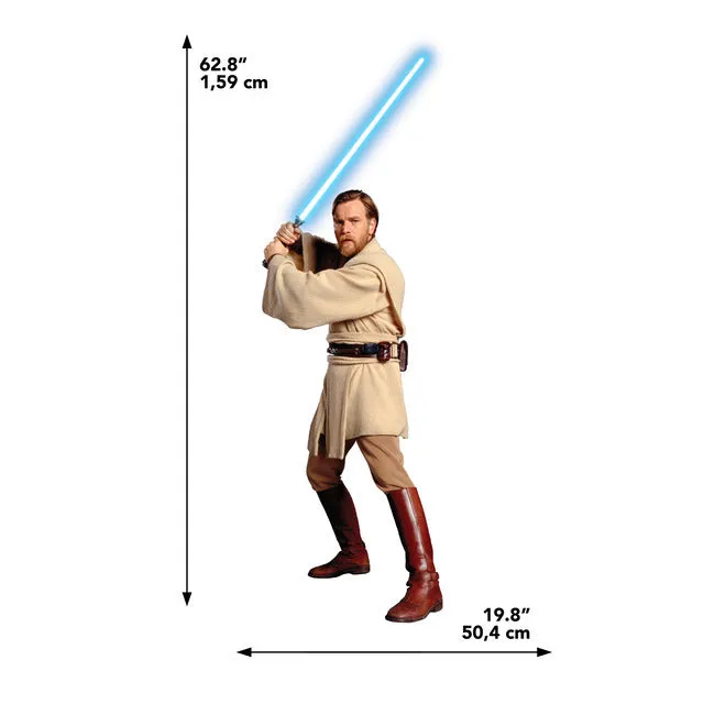 Classic Obi-Wan Peel And Stick Giant Wall Decals