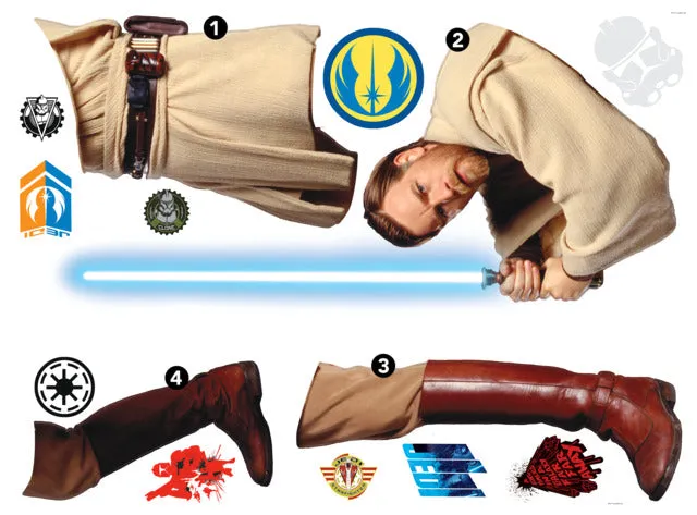 Classic Obi-Wan Peel And Stick Giant Wall Decals