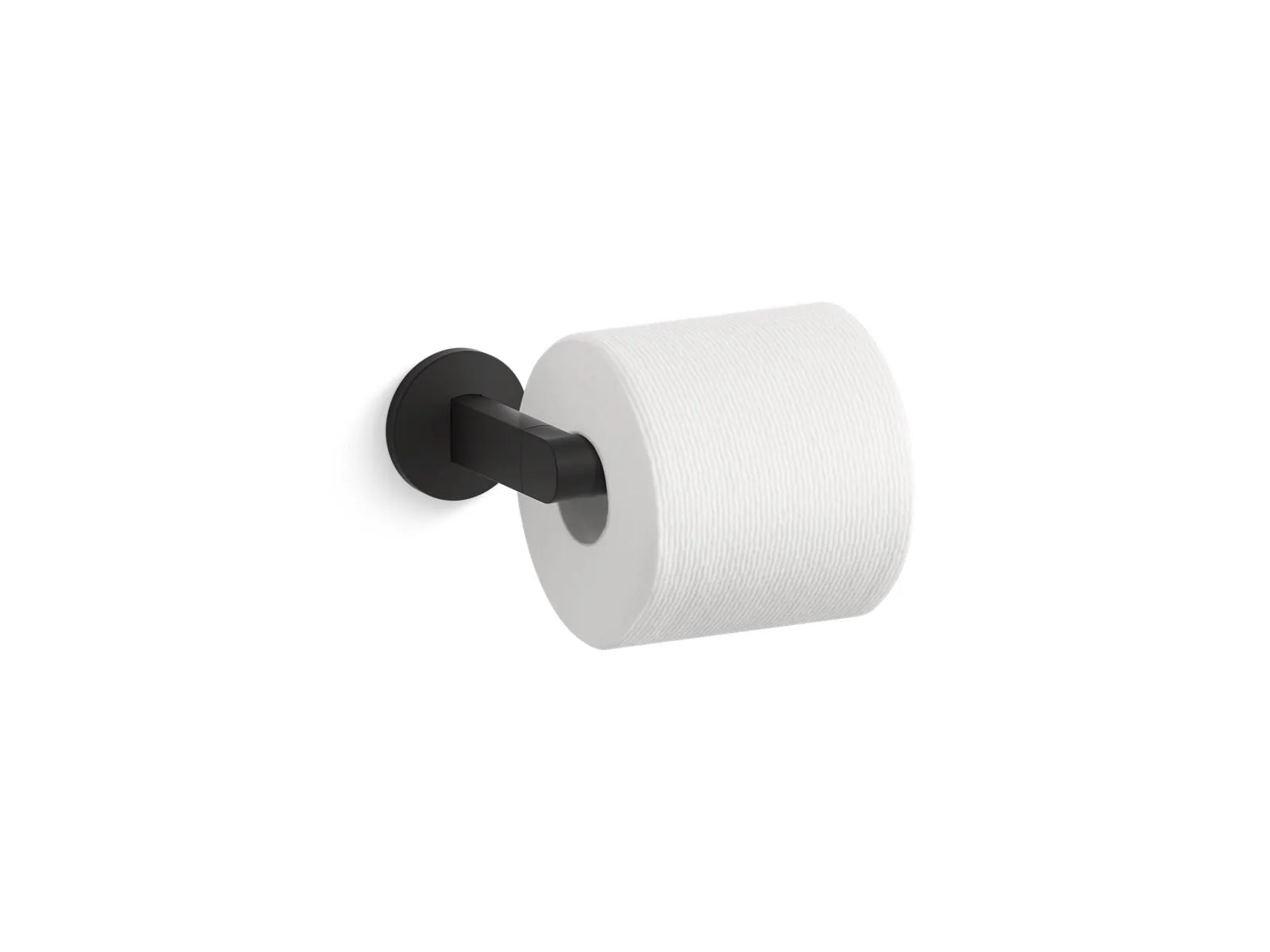 Composed 2.8" Toilet Paper Holder in Matte Black