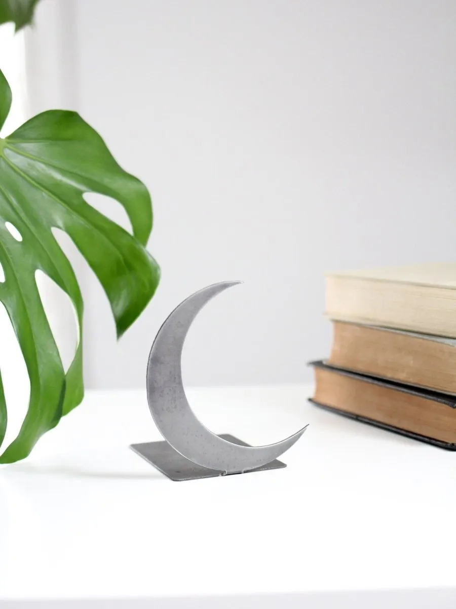 Crescent Moon Bookend