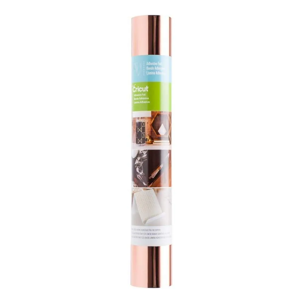 Cricut Adhesive Metallic Foil 12 inch X48 inch  Copper