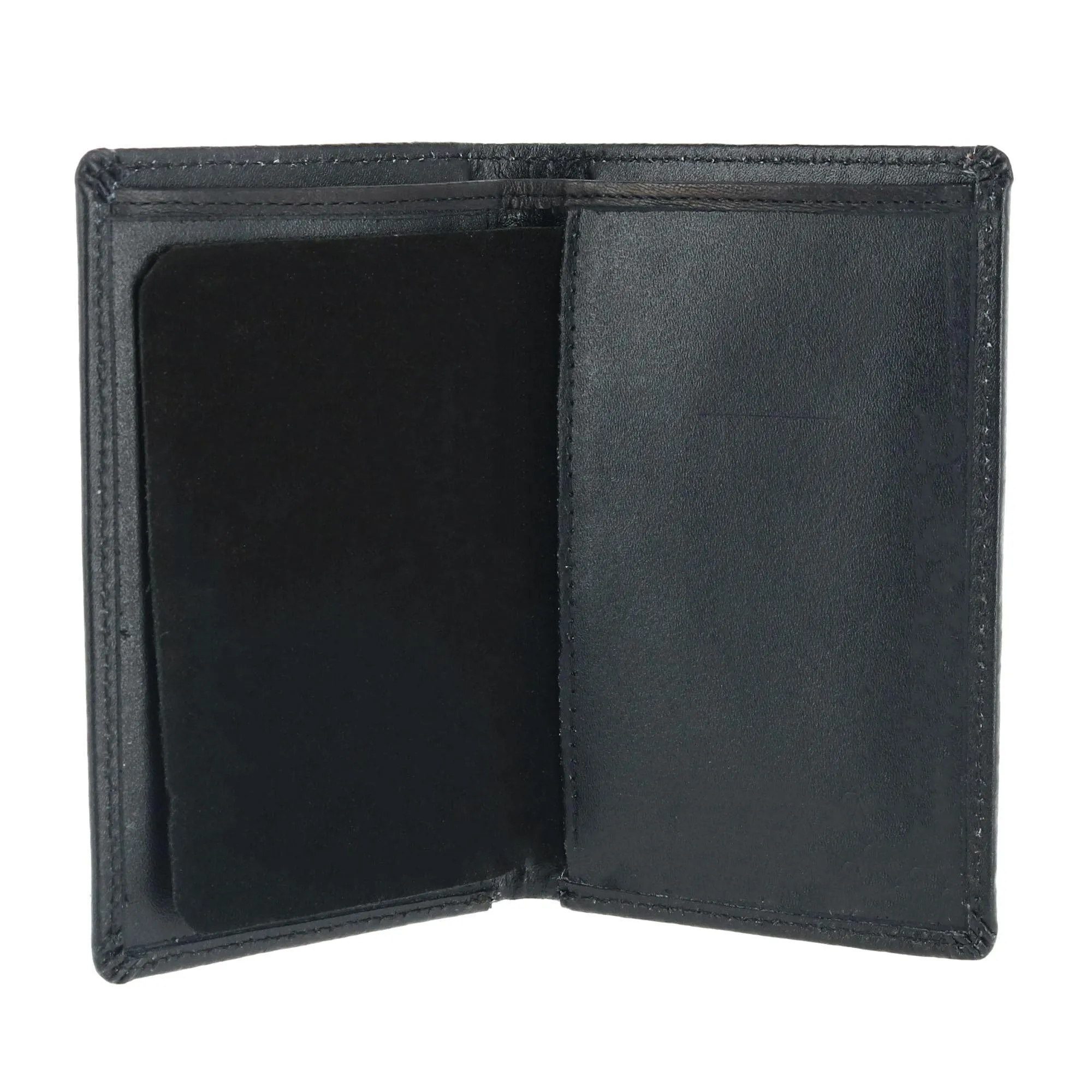 CTM® Leather Bifold Badge Holder Wallet