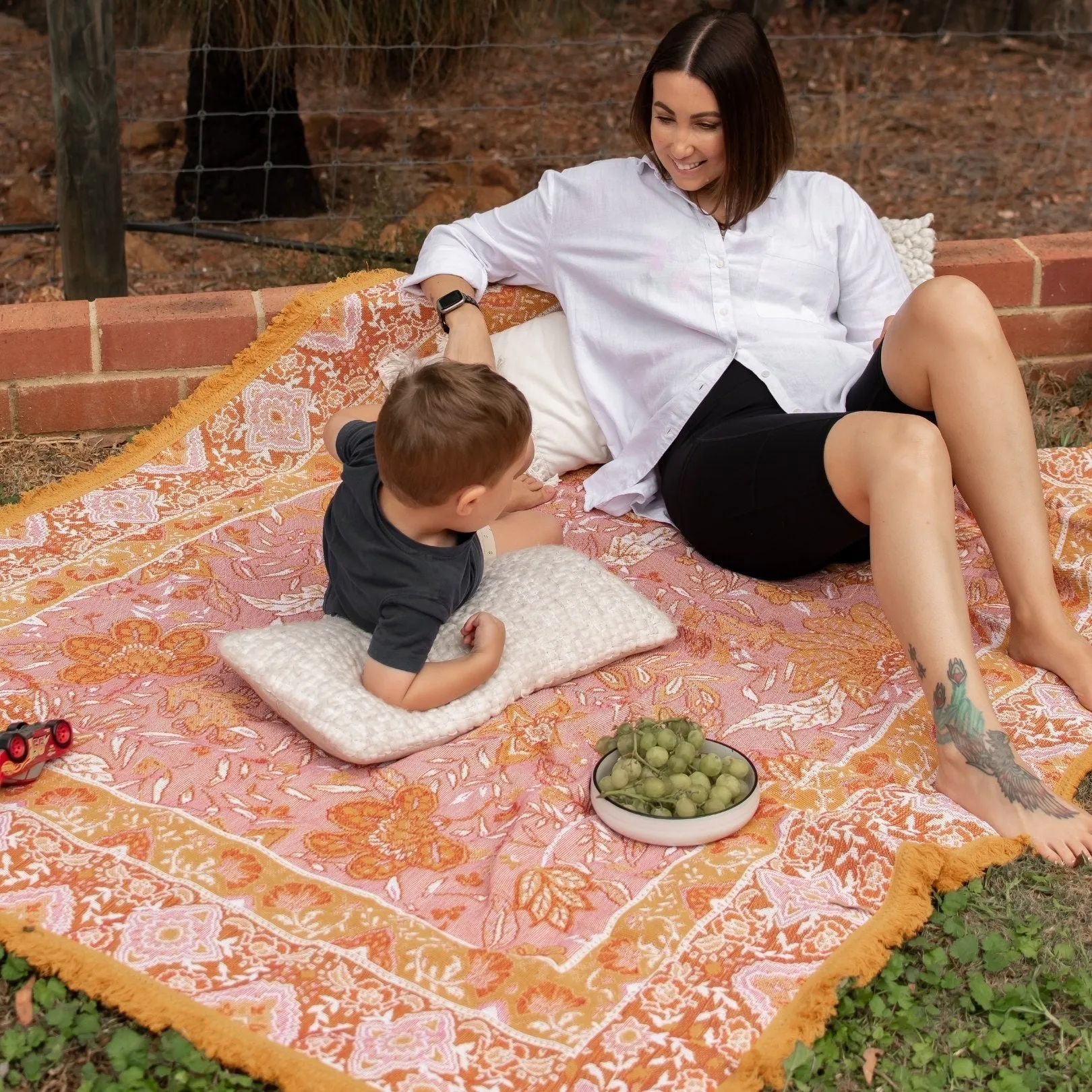 Del Sol Woven Picnic Rug XL