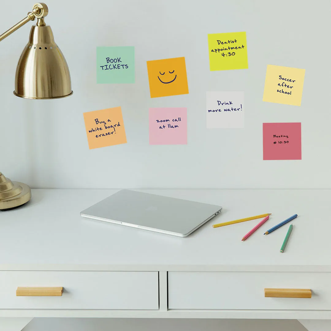 Dry Erase Sticky Notes Removable Wall Decal