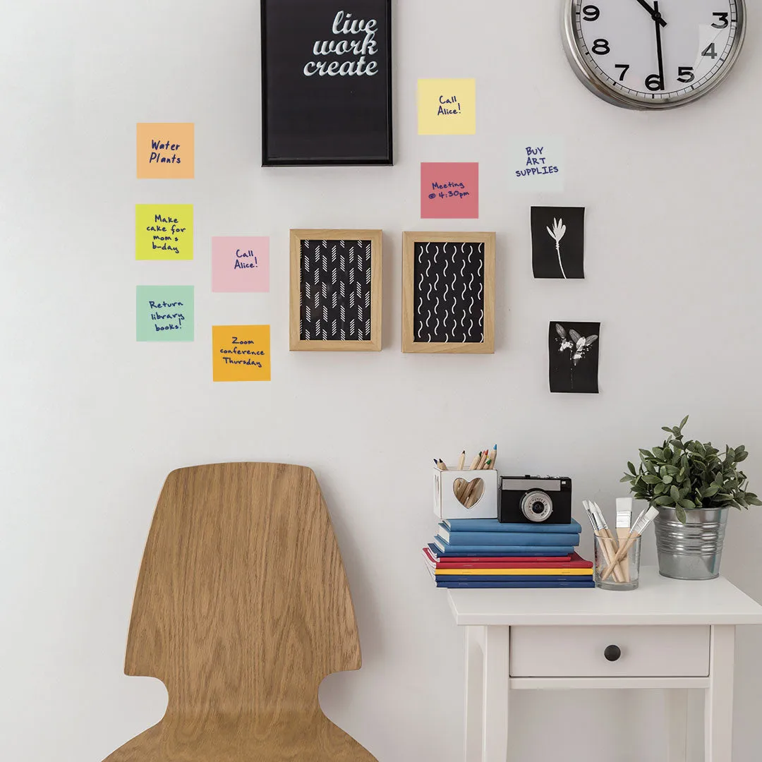 Dry Erase Sticky Notes Removable Wall Decal