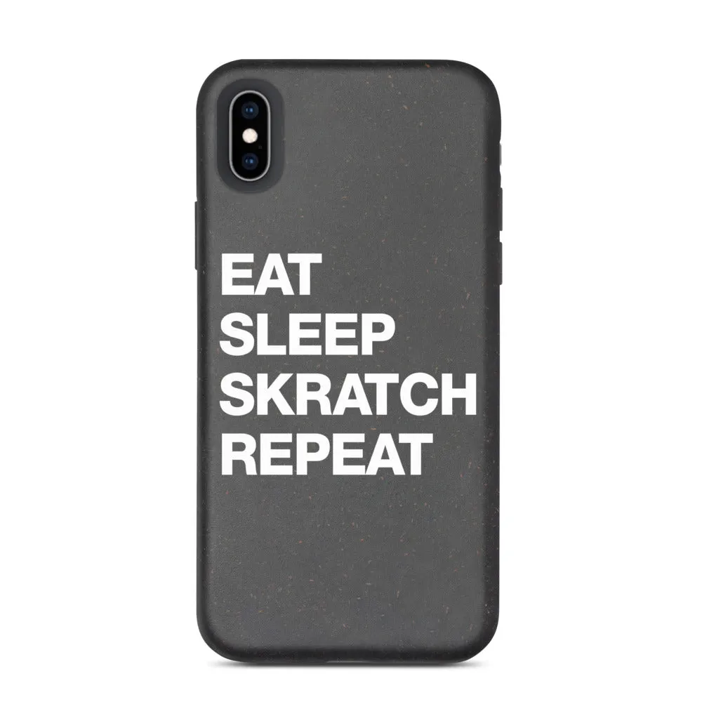 Eat Sleep Skratch Repeat iphone case