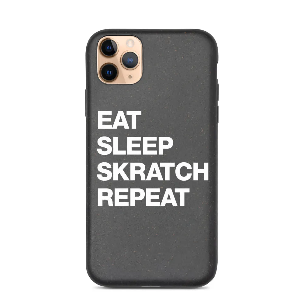 Eat Sleep Skratch Repeat iphone case