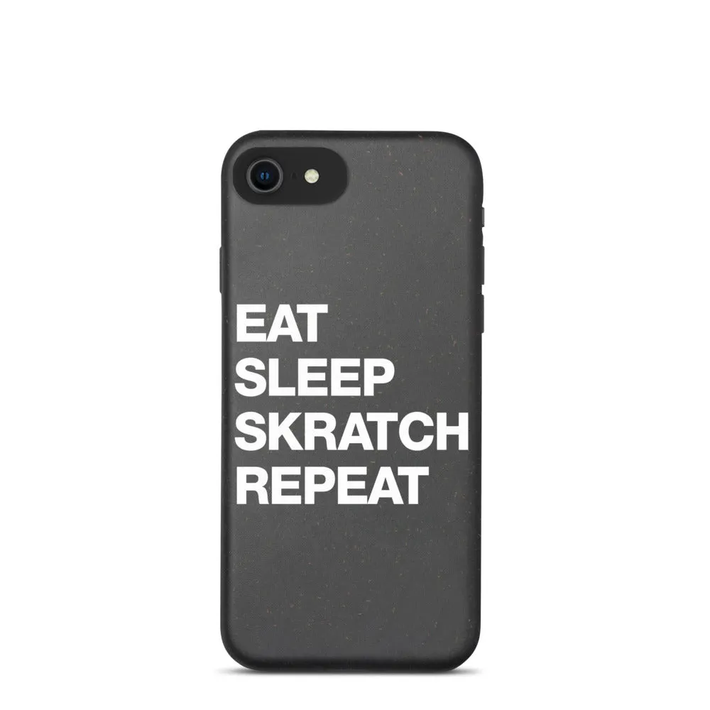 Eat Sleep Skratch Repeat iphone case