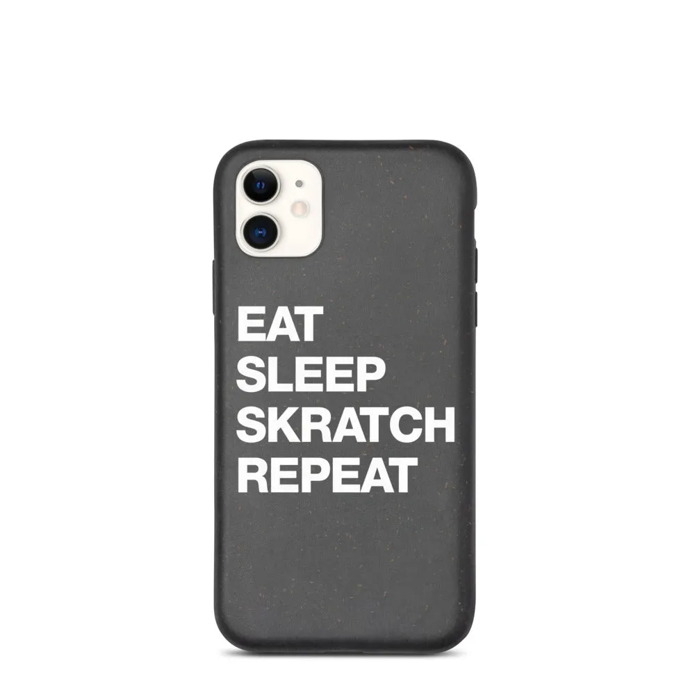 Eat Sleep Skratch Repeat iphone case