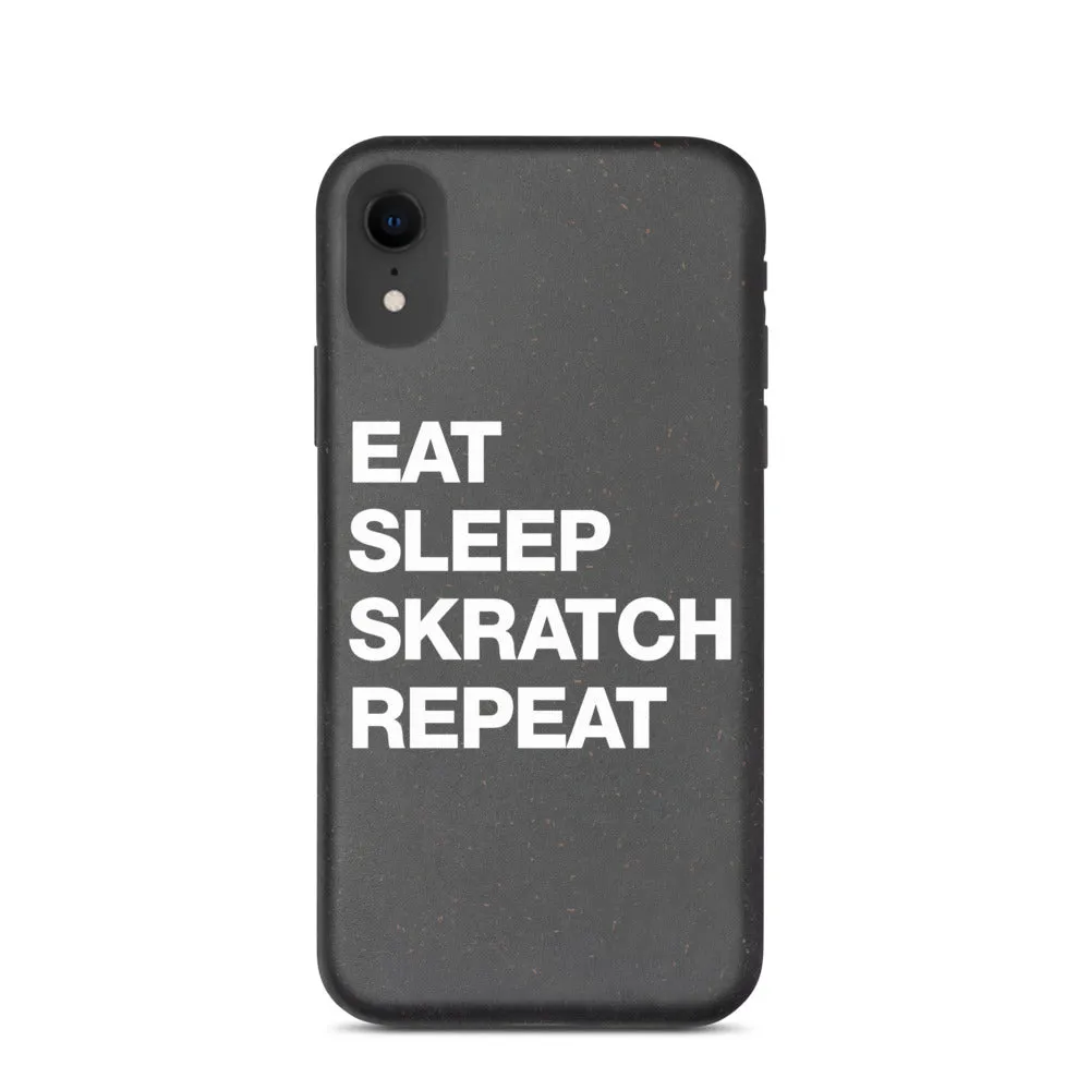 Eat Sleep Skratch Repeat iphone case