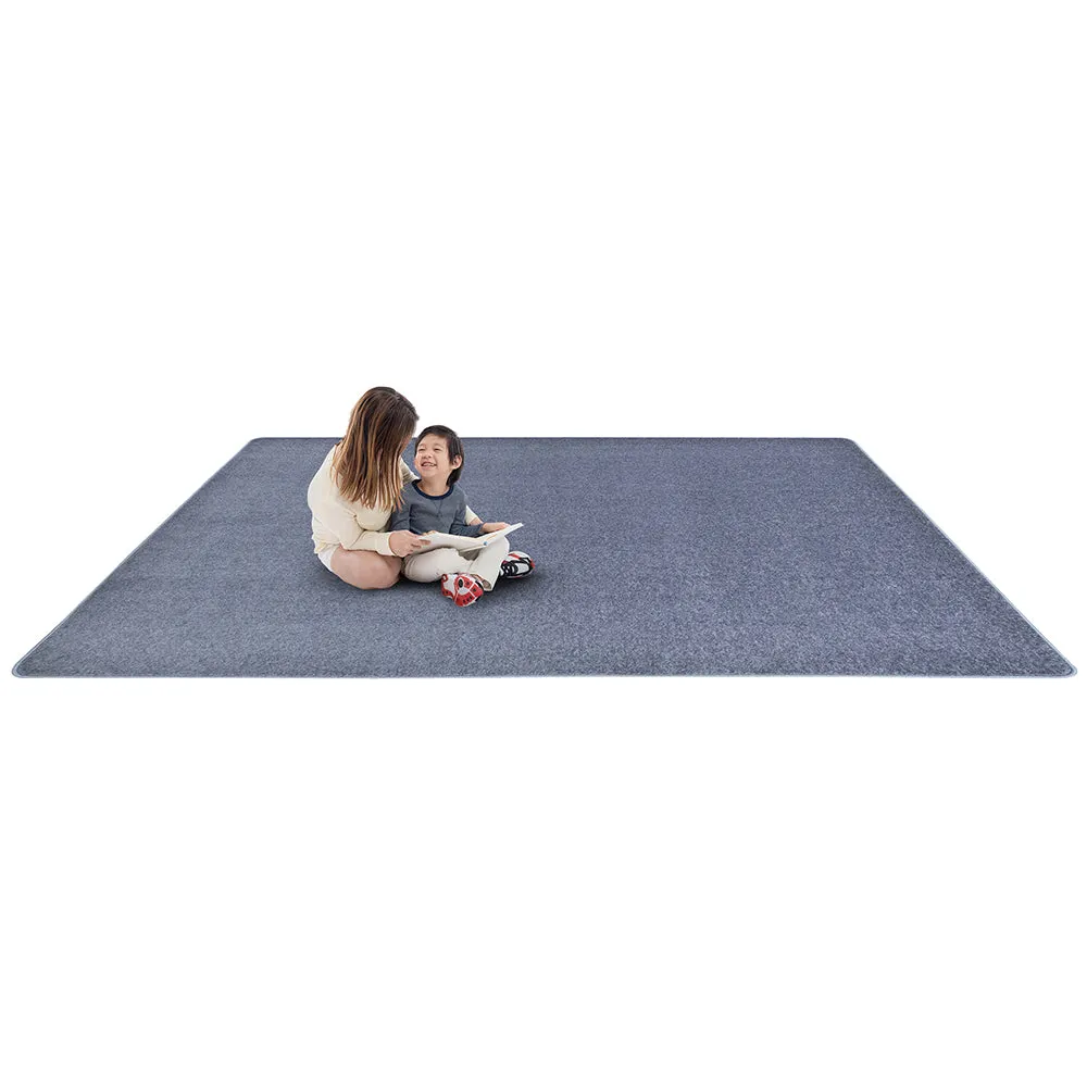 Endurance Rectangular Glacier Blue Area Rug