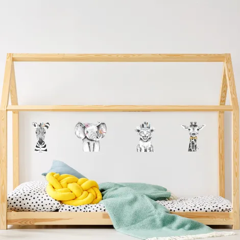 Fabric Wall Decals - Safari Babies