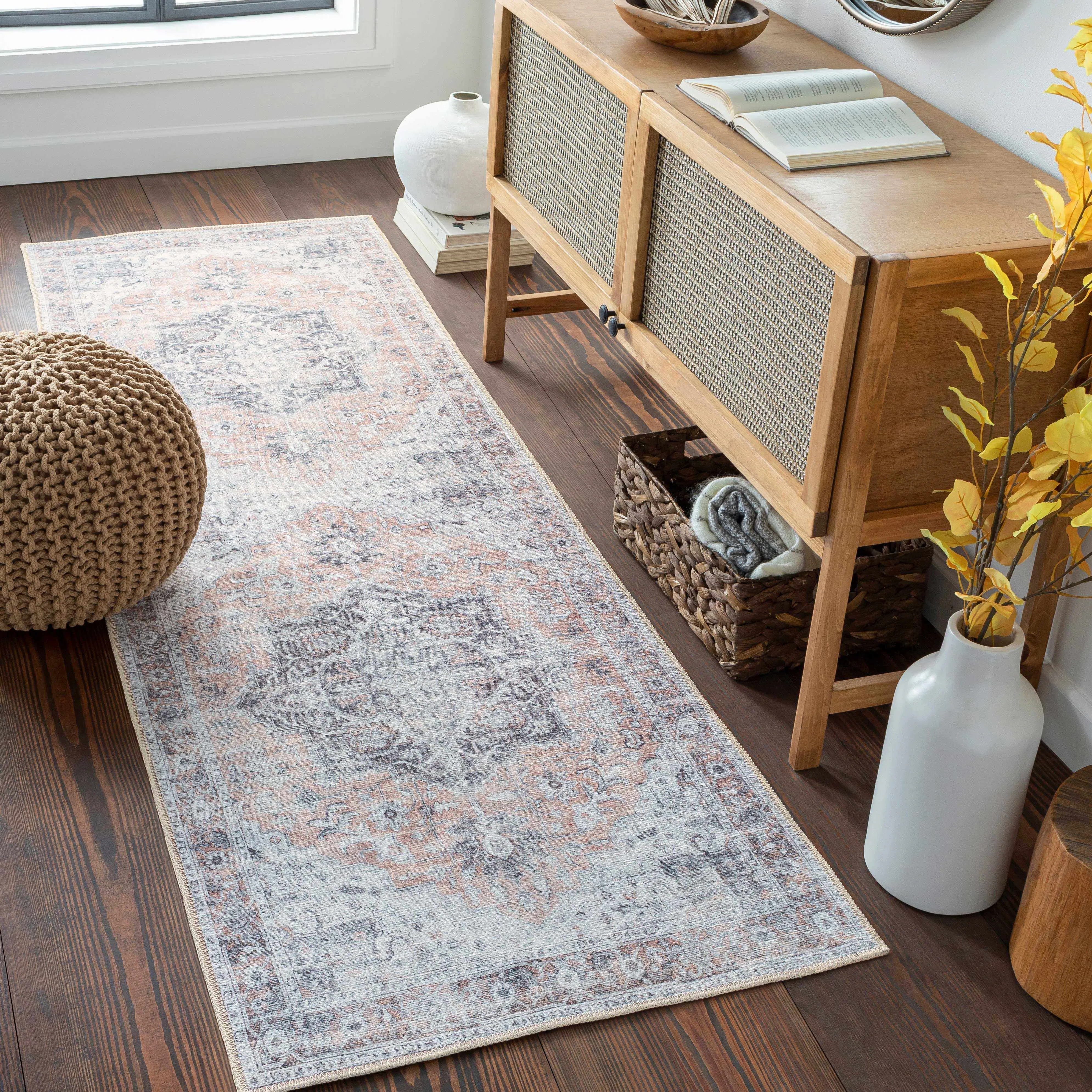 Fatih Washable Area Rug