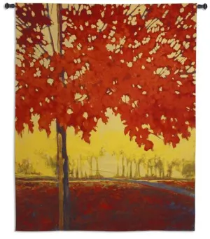 Fire Maple Wall Tapestry by J. Charles©