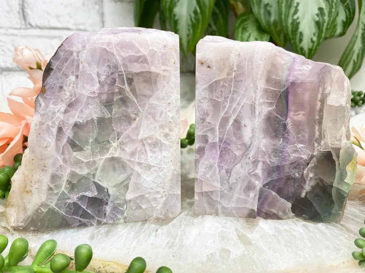 Fluorite Bookends