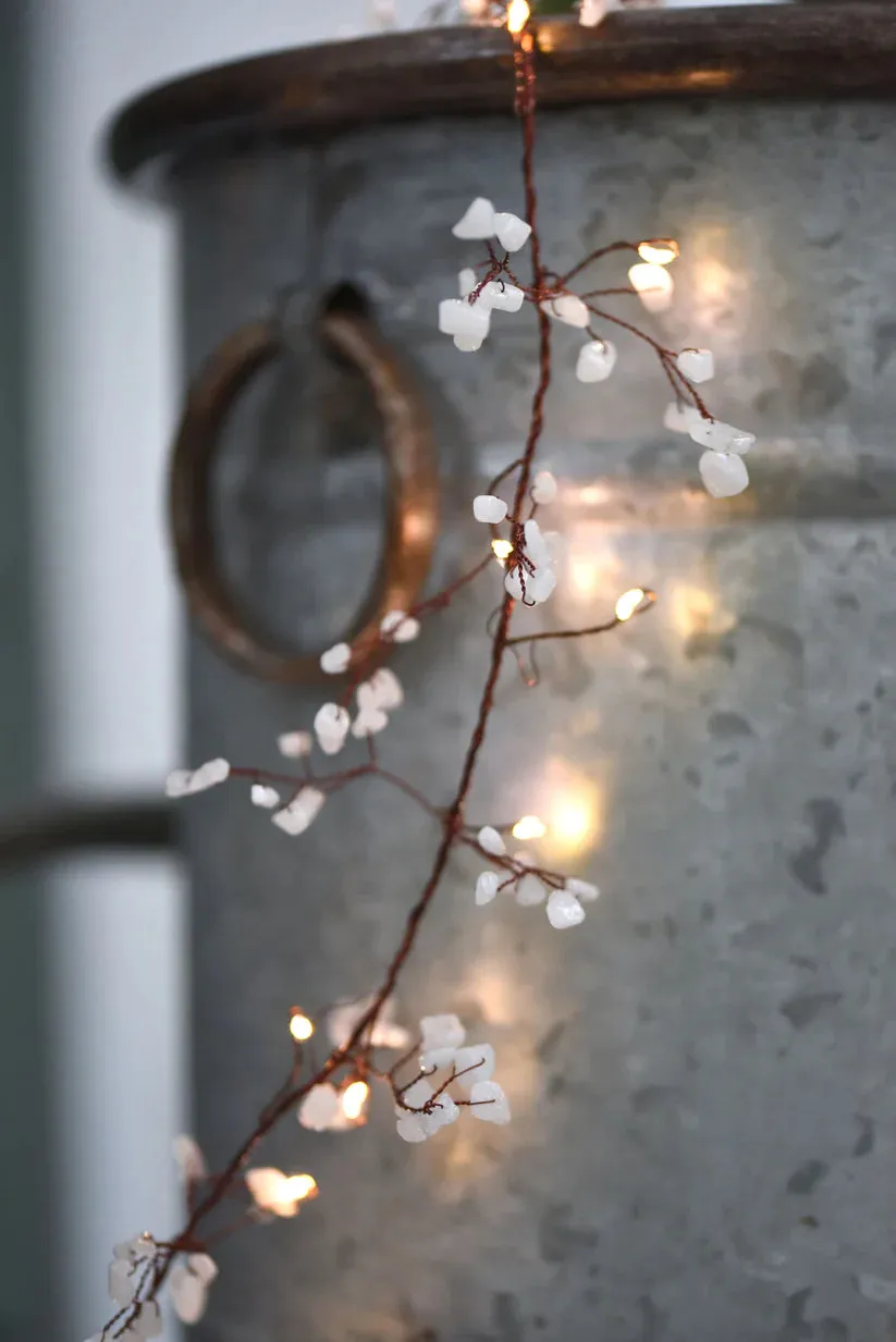 Gemstone White Fairy Lights (Battery Operated)