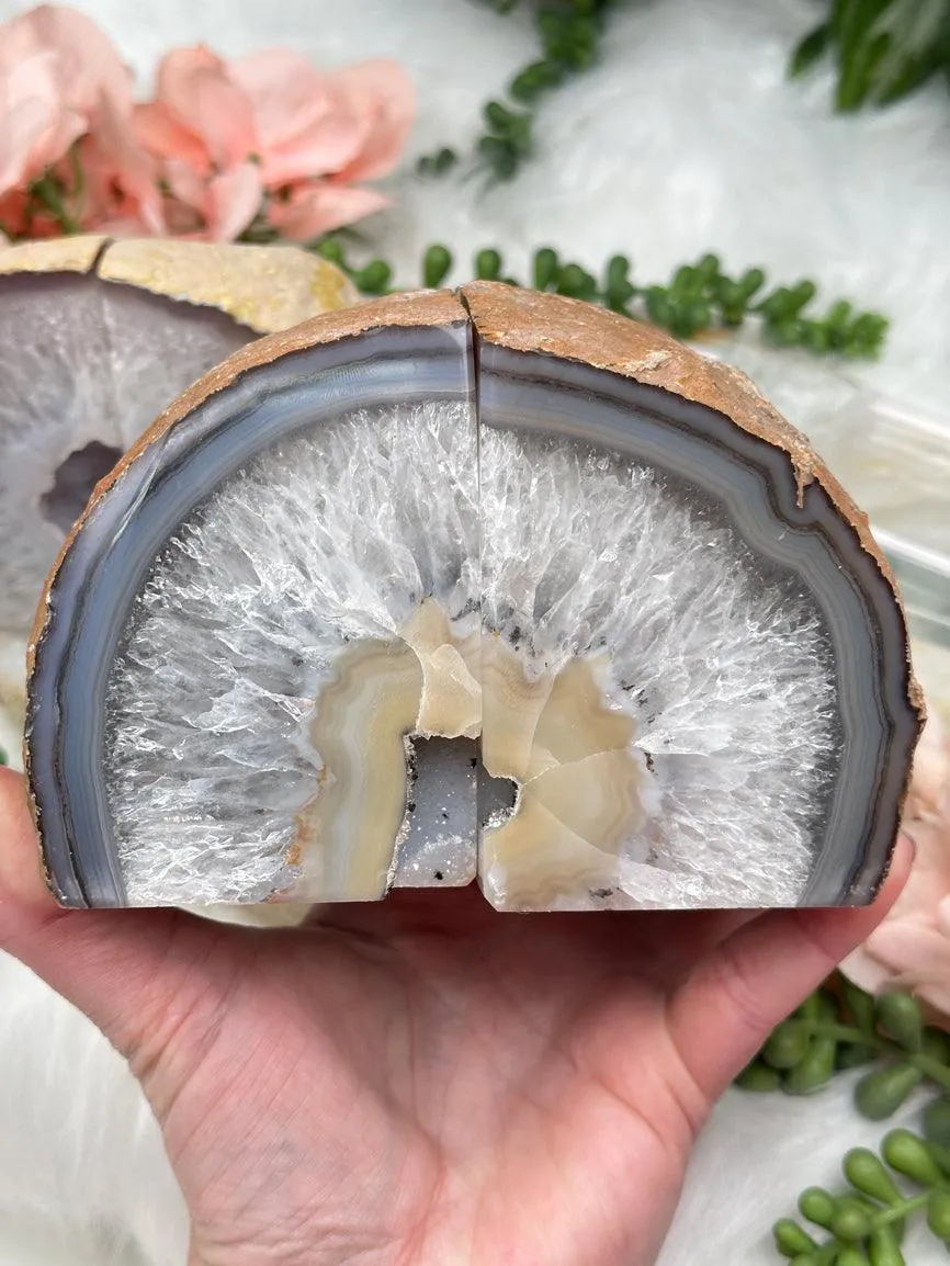 Geode Bookends