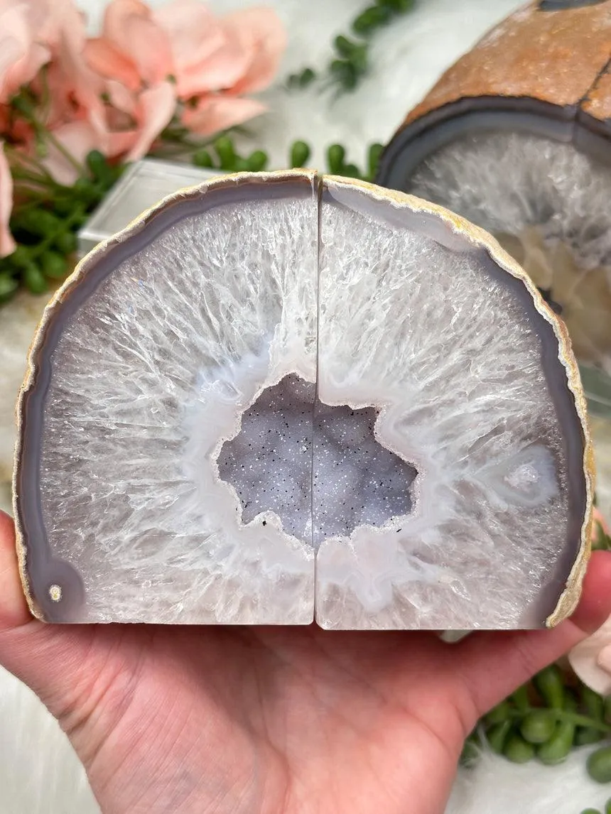 Geode Bookends