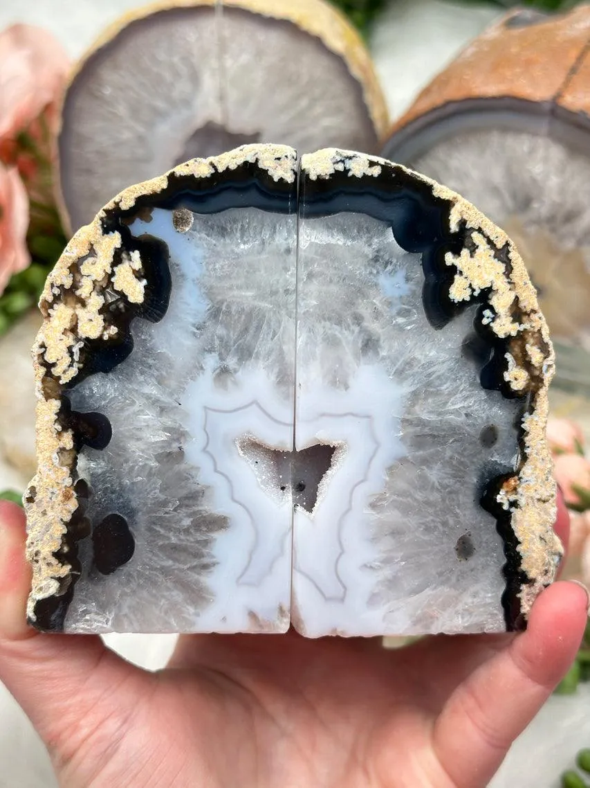 Geode Bookends