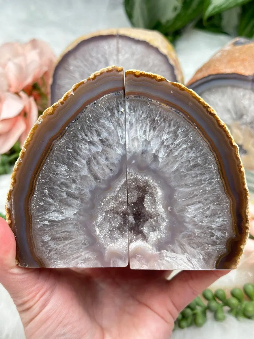 Geode Bookends