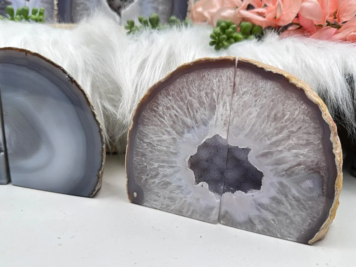 Geode Bookends