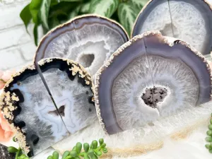 Geode Bookends