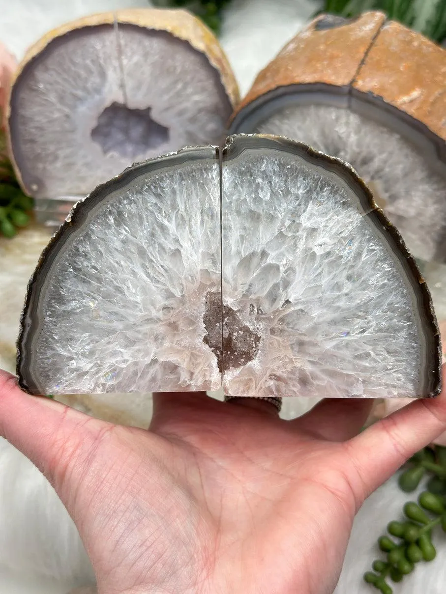 Geode Bookends